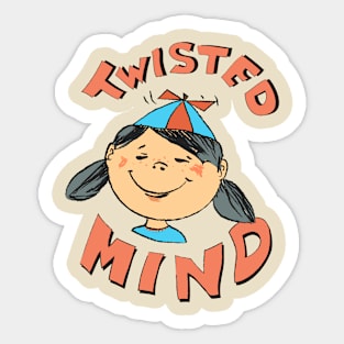 twistet girl Sticker